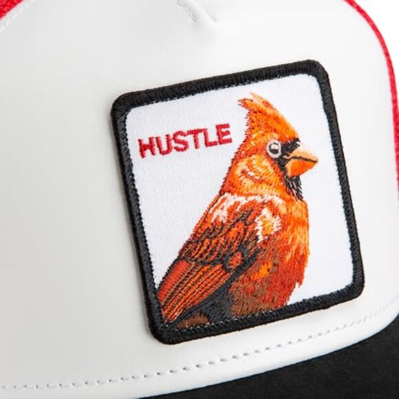 Trucker Hat Unisex High-Profile Fit PU Leather Front Mesh Back Snapback main image 4
